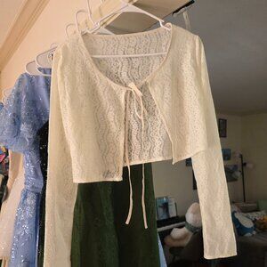 Wild Rose and Sparrow The Sonnet Lace Cardigan XL/1X